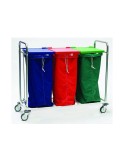 Wagen mit 3 Taschenträgern