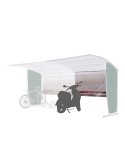 Bus or cycle shelters: bottom cladding