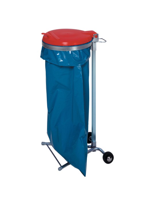 Support sac 110 L sur roulettes