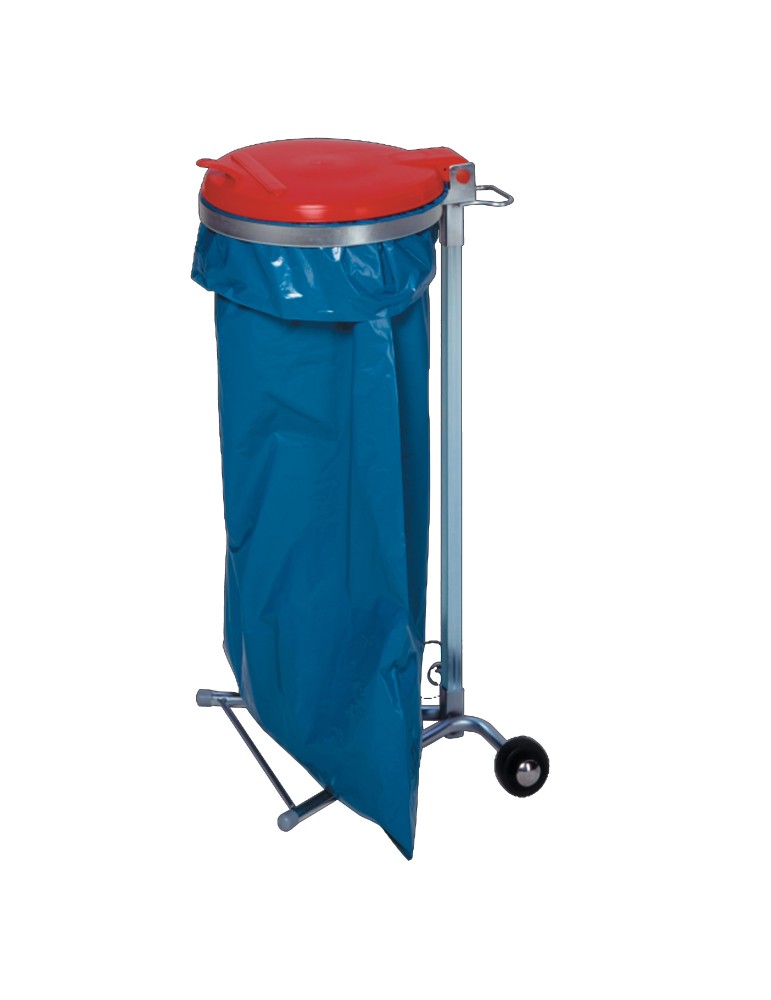 Support sac 110 L sur roulettes