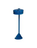 Support sac 110 L vigipirate sur platine avec couvercle acier