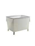 Heavy-duty, hygienic, large-volume, freestanding bin 400 L