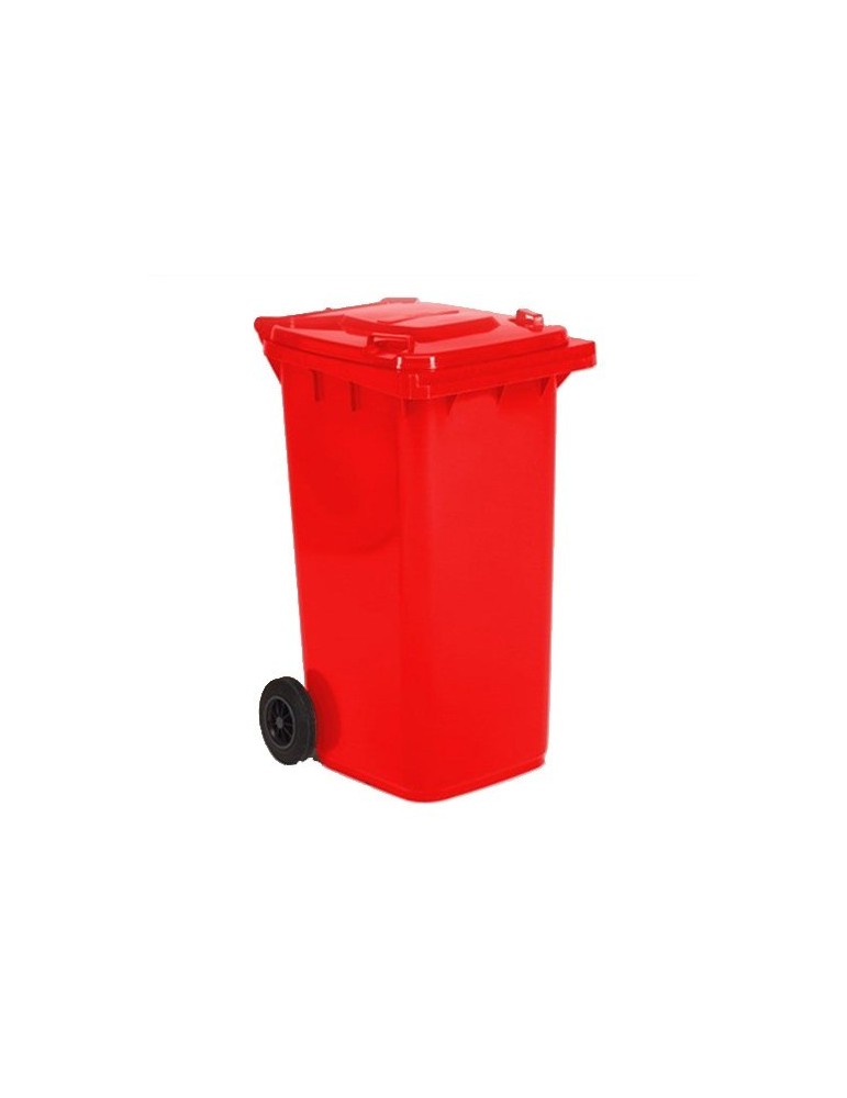 Conteneur plastique 2 roues 120 L - Poubelle pour collectivités
