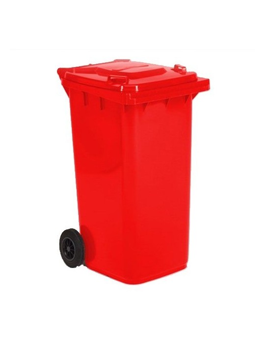 Conteneur plastique 2 roues 120 L - Poubelle pour collectivités