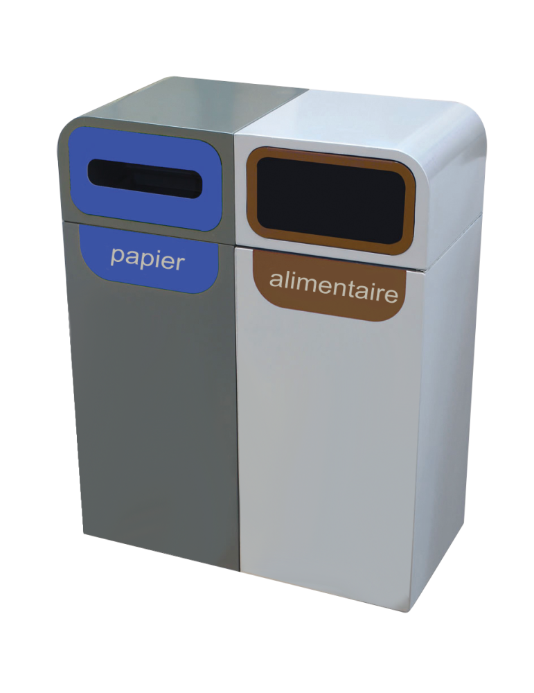Poubelle de Tri Extérieure Brussel 120 L