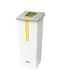 Oporto waste collector 60 L Closed lid