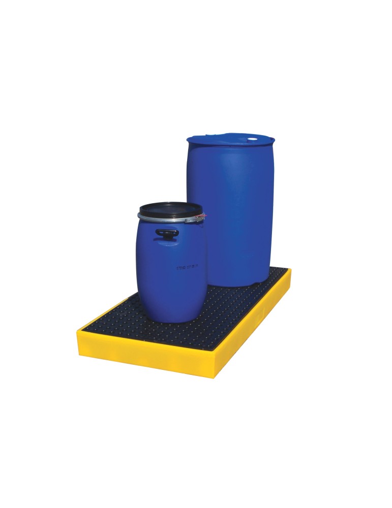 Plateforme de rétention 2 fûts plastique