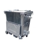 Narrow metal container / front opening