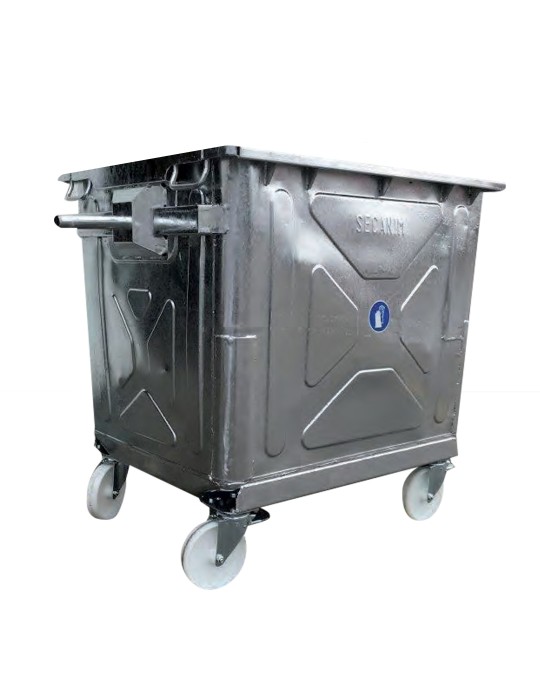 Conteneur à déchet acier sans couvercle
