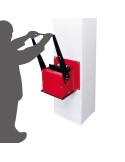 Prensa para bidones manual de pared
