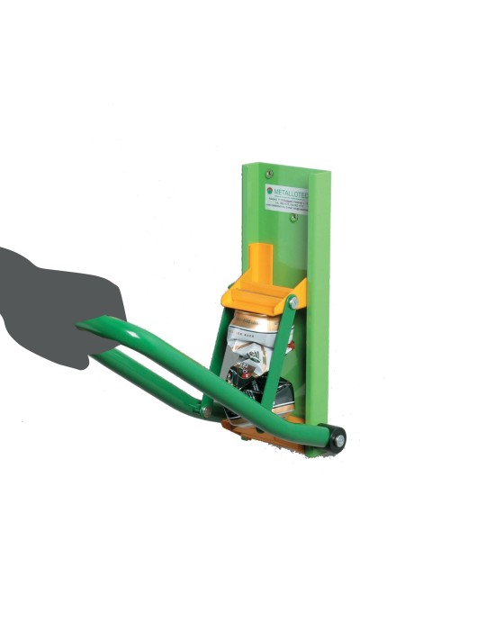 Presse canette manuelle murale