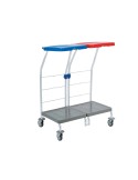 Support sac 2 flux sur roues