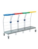 4-stream bag holder on wheels