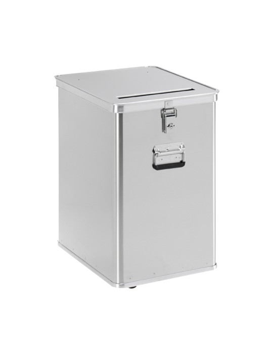 Collecteur sécurisé inox carré 120L Collecteur sécurisé inox carré 120L
