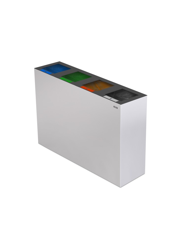 Collecteur Edimbourg 4 x 60 L - Tri sélectif