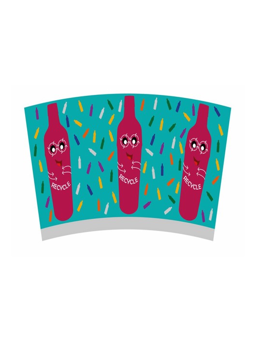 Banderole pour poubelle Petman 210L