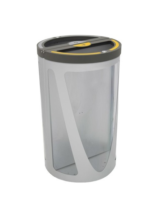 Corbeille MADRID Vigipirate 2 flux 120 L