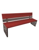 Banc Venise Acier et Bois