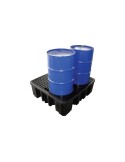 Spill pallet PE 4 Drums - 485L - High Profile