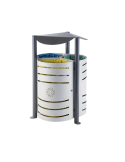 Papelera selectiva 3 x 75 l