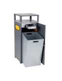 Corbeille Extérieure 90L avec Cendrier