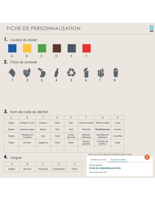 Conteneur Eco Lid 42 L