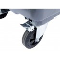 Wheel lock for drawbar