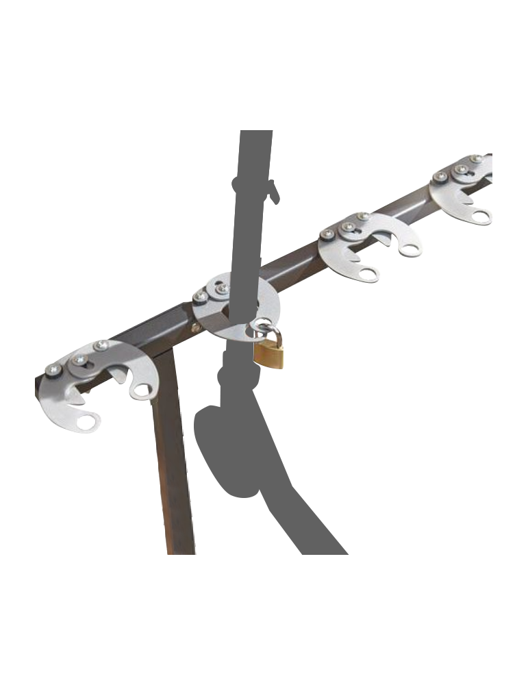 Support vélo U large pour aménagement urbain