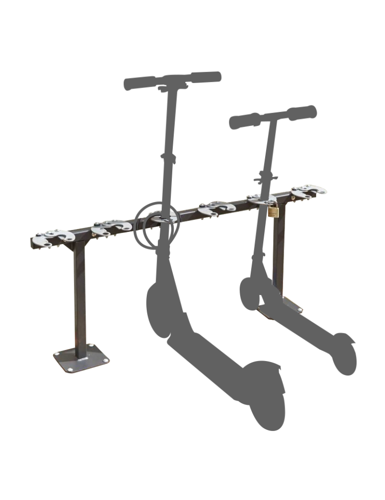 Support vélo U large pour aménagement urbain