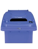 Ranura para papel para contenedores de 2 ruedas de 120 - 240 - 360 l