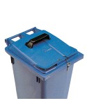 Papierschlitz mit Regenschutz für 2-Rad-Behälter 120 und 240 L
