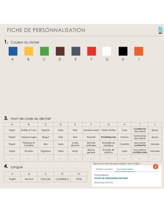 Adhésif frontal collecteur Berlin 95L