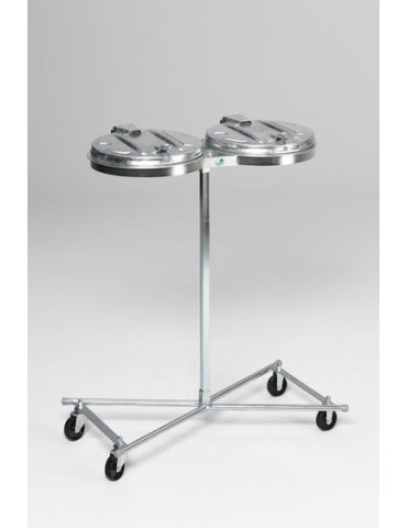 Support sac double galva 220 L  Tri sélectif 2