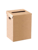 CORBEILLE 36L EN CARTON - VERSION NEUTRE LOT DE 10