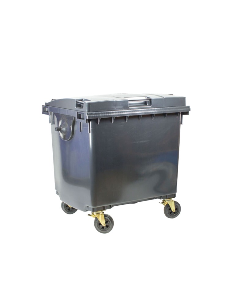 Conteneur plastique 1000 L sans couvercle - Déchets publics