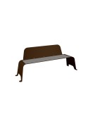 MODULAR BENCH IBIZA mit Rückenlehne