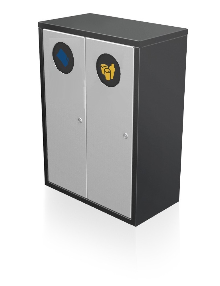 Poubelle Bremen 80 L self-closing