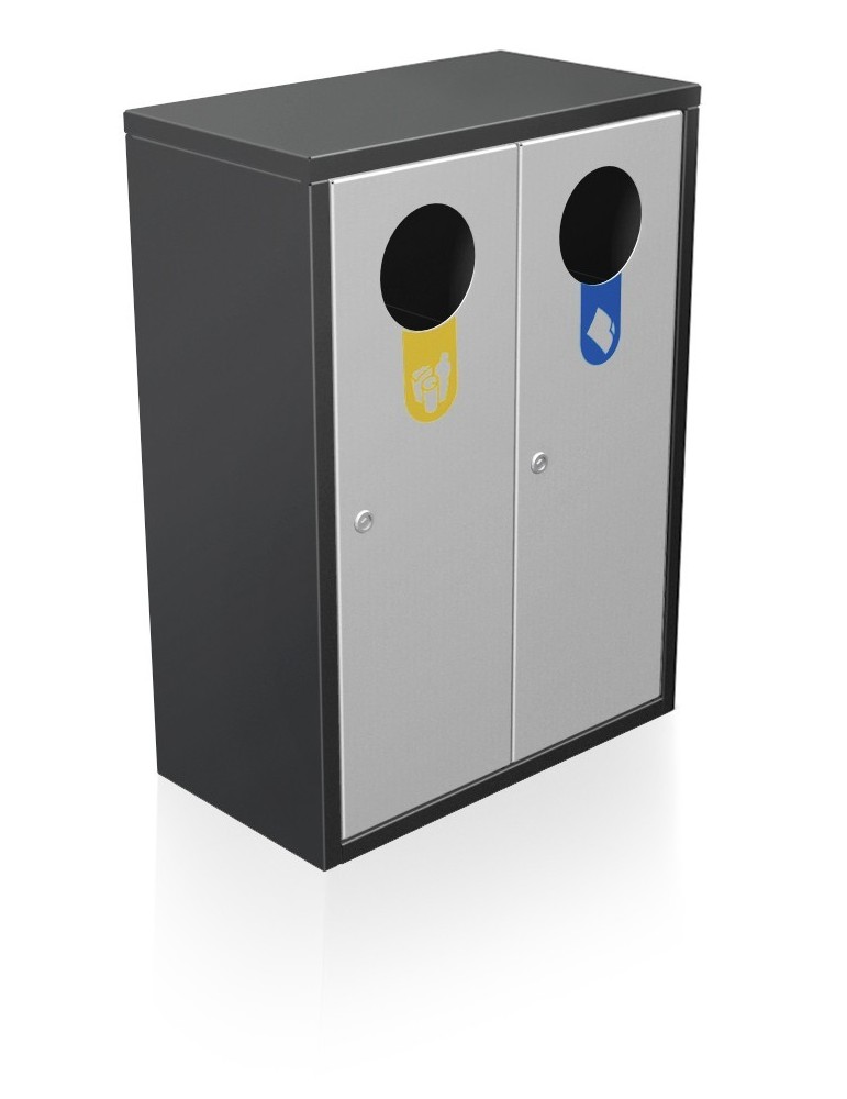 Poubelle Bremen 80 L  Open top, bac intérieur