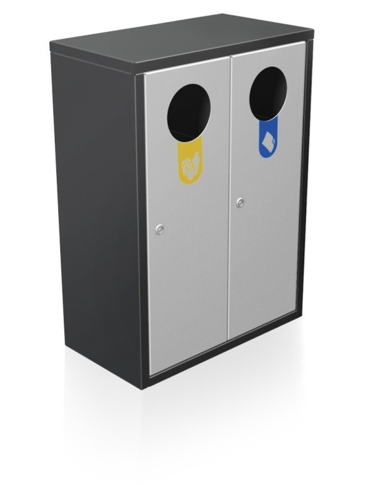 Poubelle Bremen 80 L  Open top, bac intérieur