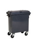 Contenedor de plástico 770 l - versión con tapa
