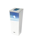 Oporto Waste Collector Closed lid 60 L printed
