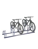 Soporte para bicicletas en 2 niveles para 3 bicicletas