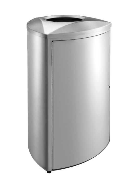 Poubelle triangulaire plastique 70 L Poubelle triangulaire plastique 70 L