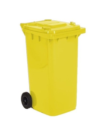 Conteneur plastique 2 roues 120 L - Poubelle pour collectivités