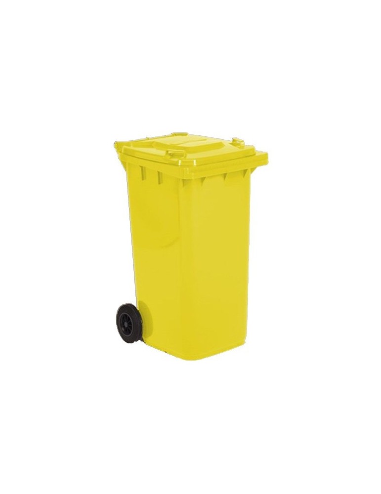 Conteneur plastique 2 roues 120 L - Poubelle pour collectivités