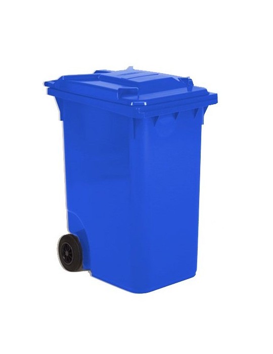 Conteneur plastique 2 roues 360 L - Poubelle tri sélectif