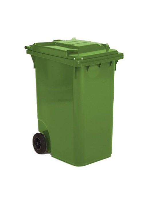 Conteneur plastique 2 roues 360 L - Poubelle tri sélectif