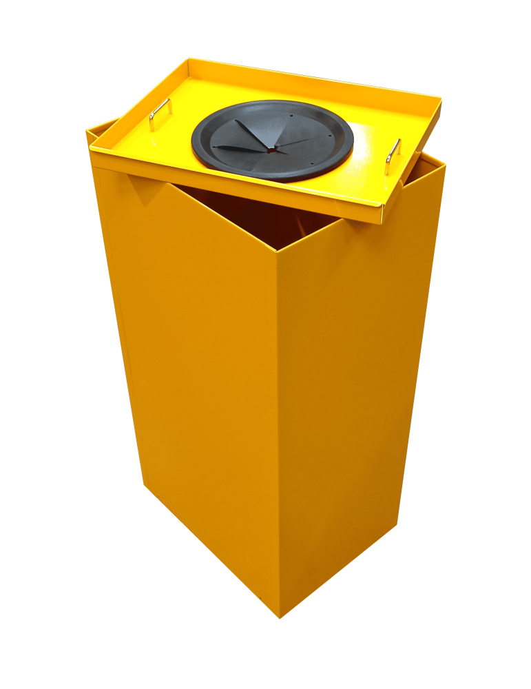 Conteneur de tri 100 L avec opercule et fente