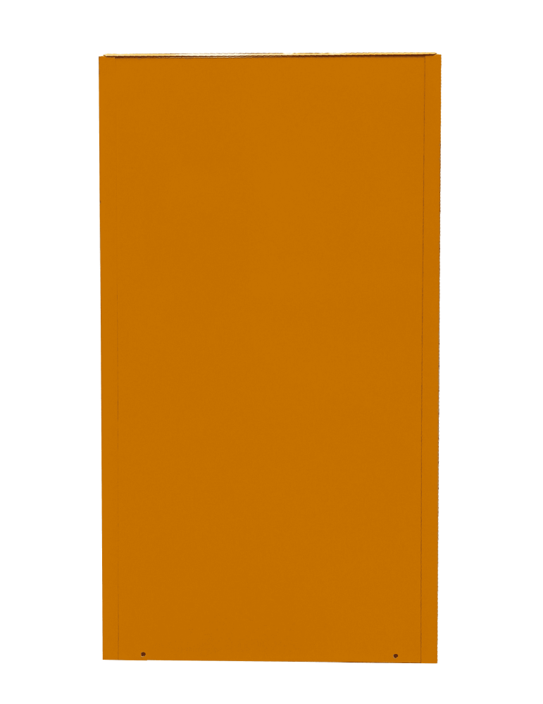 Conteneur de tri 100 L avec opercule et fente - vue face