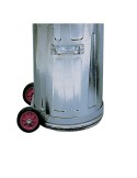 Ruedas para contenedor de acero galvanizado 70 - 90 - 110 l